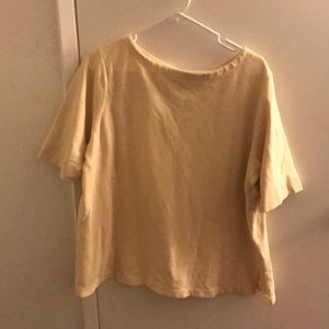 Yellow Crop top